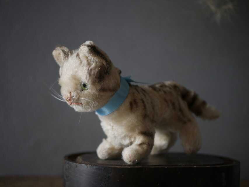 シュタイフ ドイツヴィンテージ 猫 ねこ アンティークのある生活
