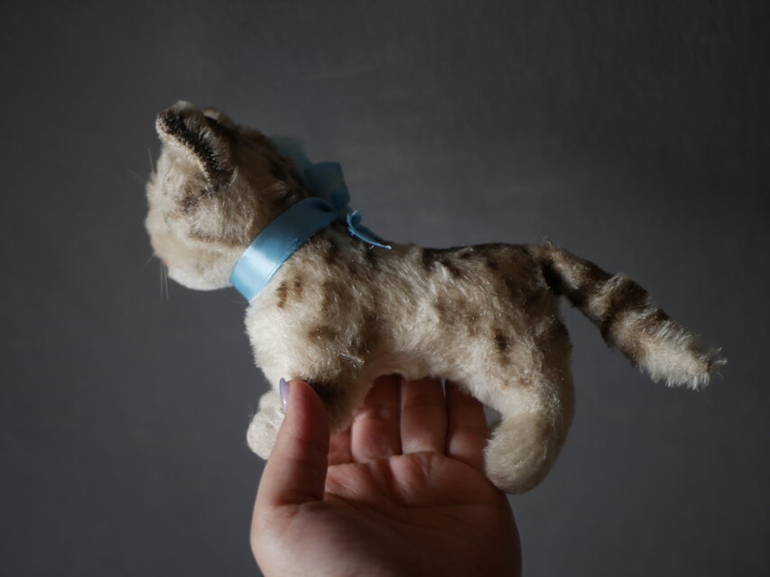 シュタイフ ドイツヴィンテージ 猫 ねこ アンティークのある生活