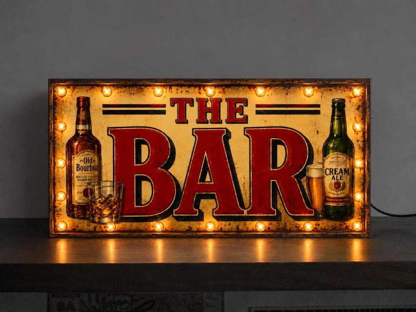 オーダー無料】BAR 酒場 ビール ウイスキー ホームバー アメリカン