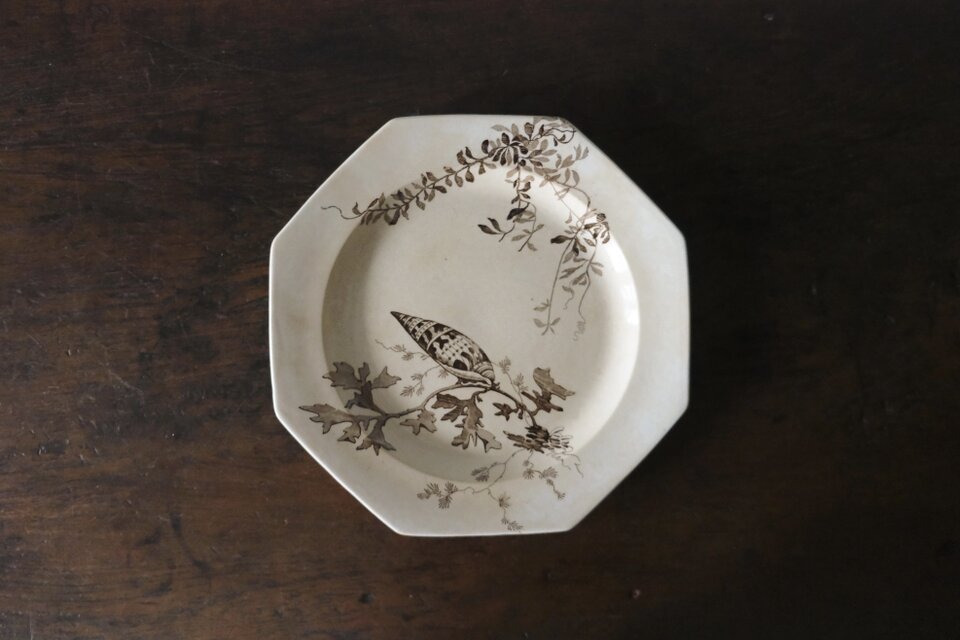 アンティーク　オクトゴナル　皿 Wedgwood NEPTUNE ウェッジウッド ネプチューン オクトゴナル 平皿