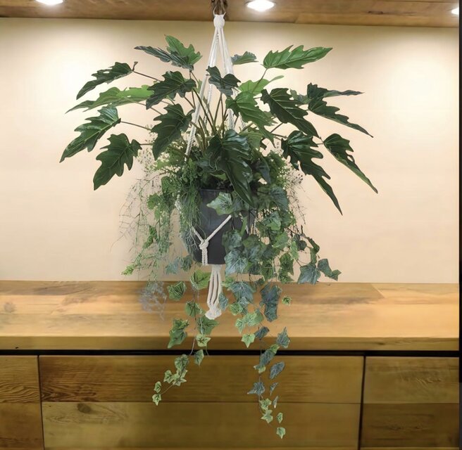 光触媒　人工観葉植物　ウォールグリーン　フェイクグリーン　クッカバラDXH70 光触媒 観葉植物 ウォールグリーン フェイクグリーン 壁掛けクッカバラ