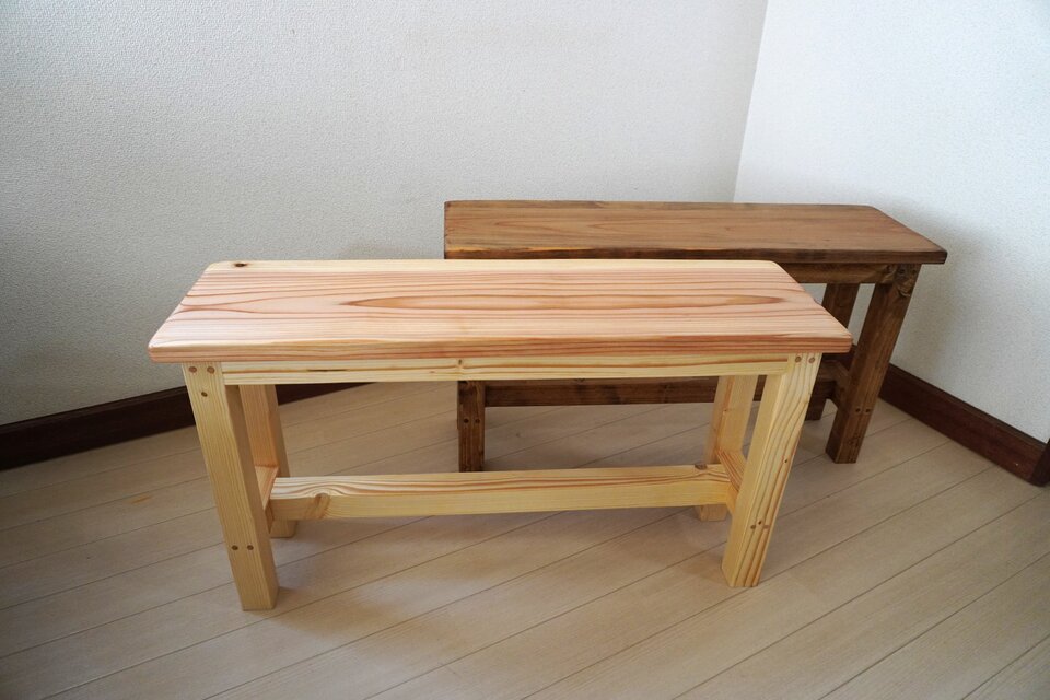 家具 天然槇 木製スツール ウッドベンチ インテリア家具