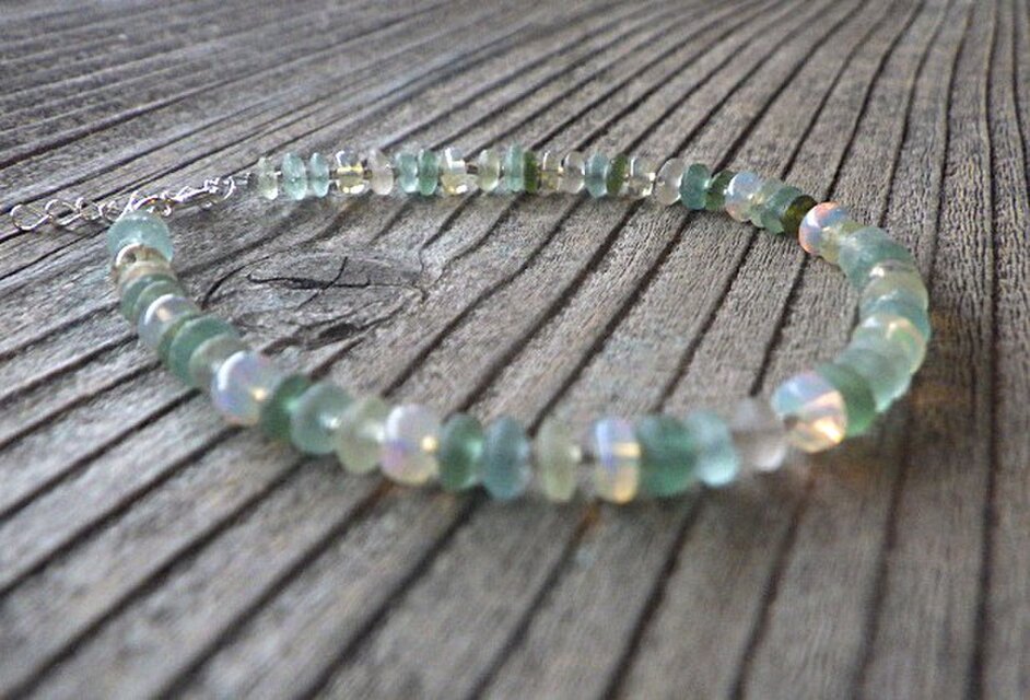 sv925 Ocean Romanglass Bracelet ローマングラス☆アジャスター