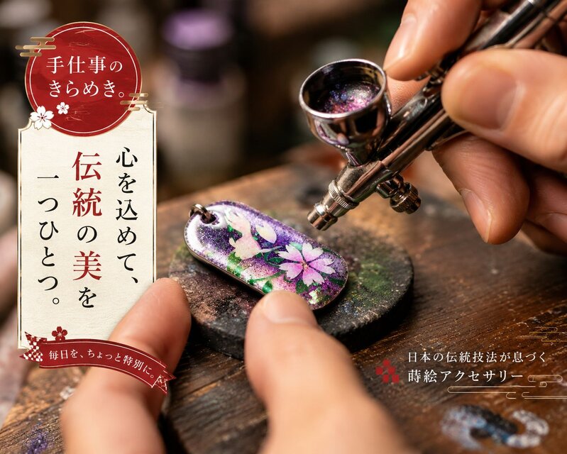ネックレス『根』和柄 職人 アクセサリー ブレスレット 腕輪 送料無料