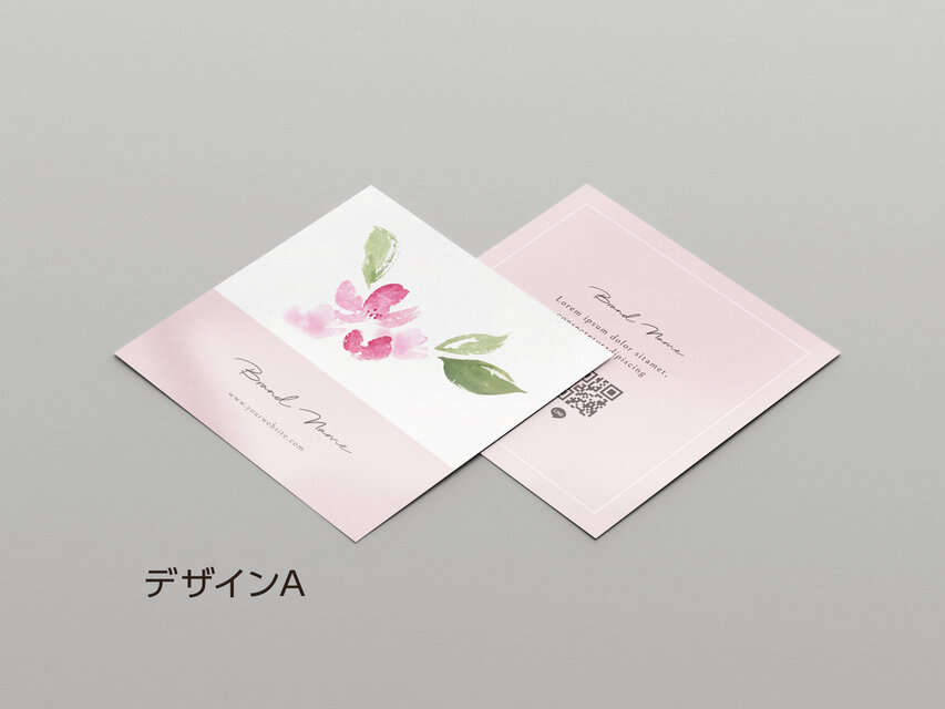 Botanica」｜ショップカード｜名刺｜アクセサリー台紙｜サンキュー