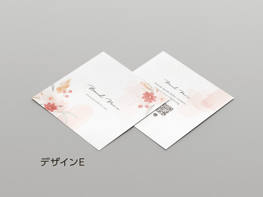 Botanica」｜ショップカード｜名刺｜アクセサリー台紙｜サンキュー