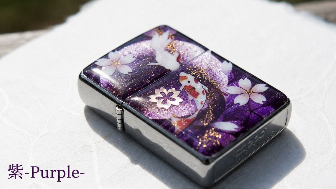 zippoケース『尾』ライター ジッポ 和柄 工芸 職人 送料無料 名入れ 桜