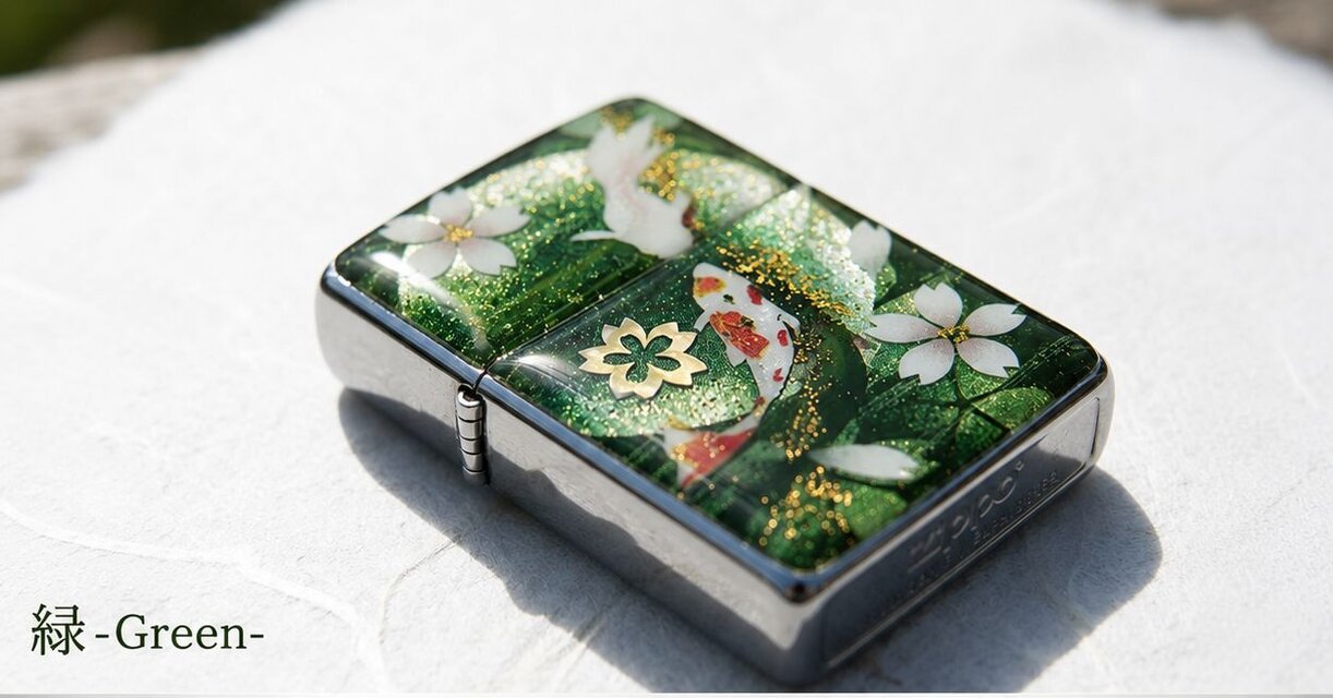 zippoケース『尾』ライター ジッポ 和柄 工芸 職人 送料無料 名入れ 桜