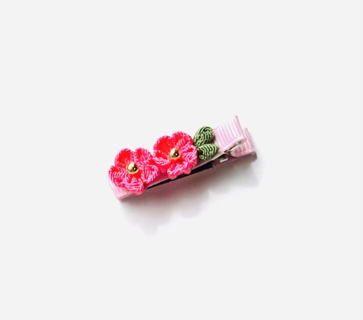 小さな笑顔を彩る｜つまみ細工 ベビークリップ 花 ベビー キッズ 髪