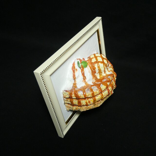 油彩 3D絵画『至福のプレリュード』立体アートフレーム・上質な