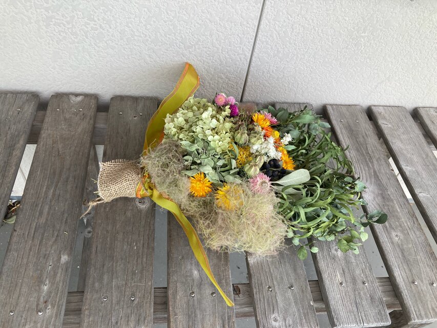 夏のアナベルスワッグ2 | iichi 日々の暮らしを心地よくする
