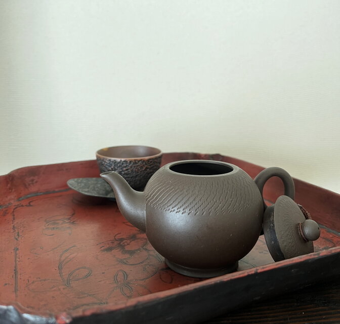 中国茶器 宜興紫砂壺（ぎこうしさこ) 急須 紫泥 養壺 yk321 | iichi