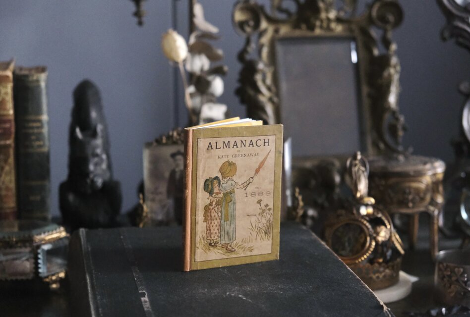 古書 Almanach de Kate Greenaway 1886 ケイト・グリーナウェイ 絵本