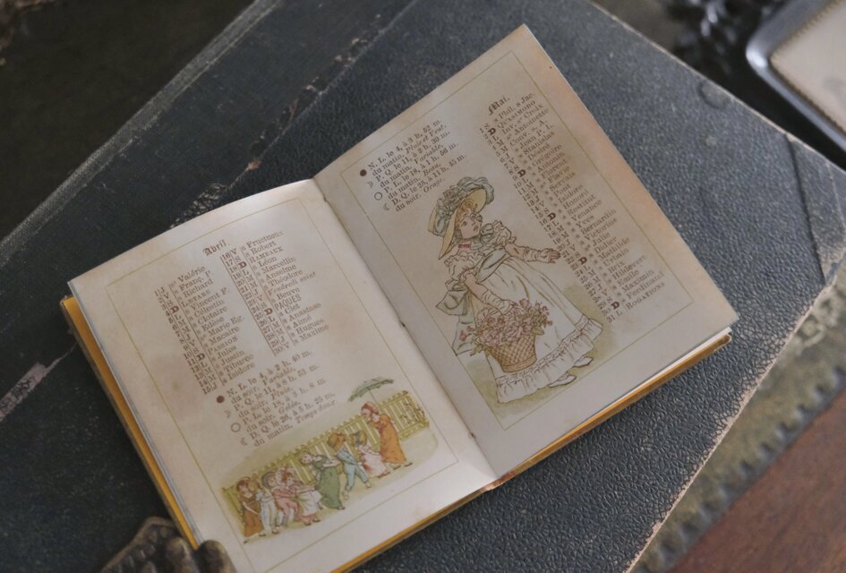 古書 Almanach de Kate Greenaway 1886 ケイト・グリーナウェイ 絵本