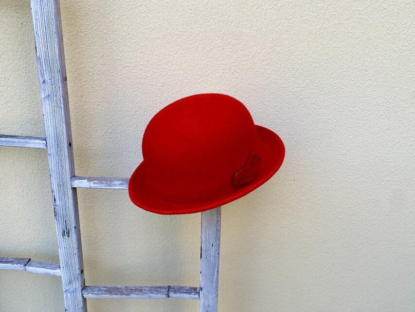 帽子木型ーミニ中折れ2個セットE HS46.7 レトロ 木型で作った丸型ハット | iichi 日々の暮らしを心地よくする