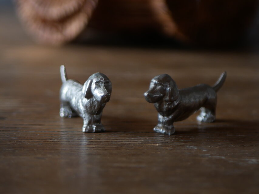 犬のカトラリーレスト フランスヴィンテージ ブロカント フランス