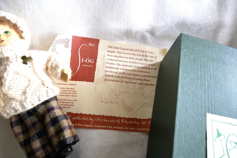 アイルランド ハンドメイド、幸せをもたらす 妖精 人形、THE SI-OG Si-Og】 Irish Doll アイルランドの妖精の人形 ハンドクラフト | iichi