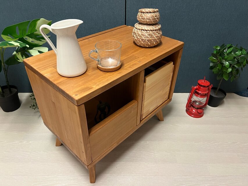 送料無料】 引出しチェスト アングル前板 60cm 50cm パイン オーク