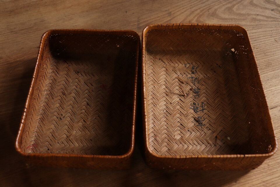 №145 小さい行李 収納籠 小物入れ 古道具 古雑貨 56565 | iichi 日々の
