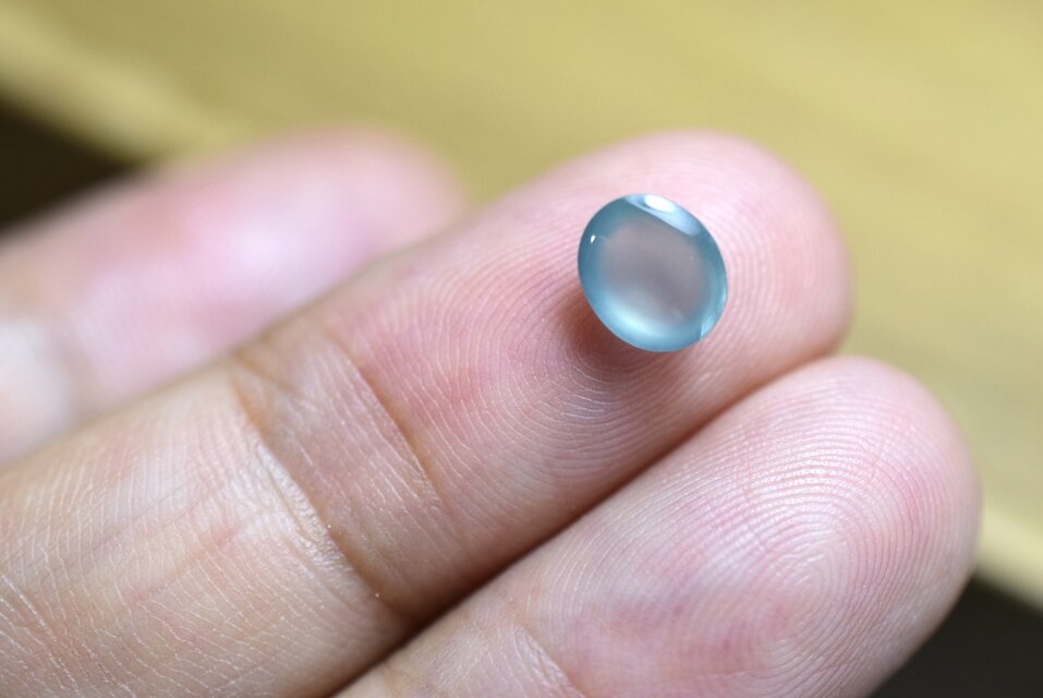 RS13-135 宝石質 氷種 薄青緑色 グアテマラ産 天然 A貨 本翡翠 ルース