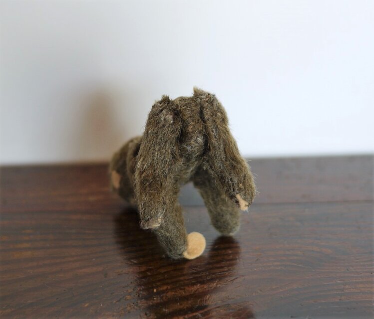 古いお猿のぬいぐるみ ドイツヴィンテージ チンパンジー JOCKO 補修