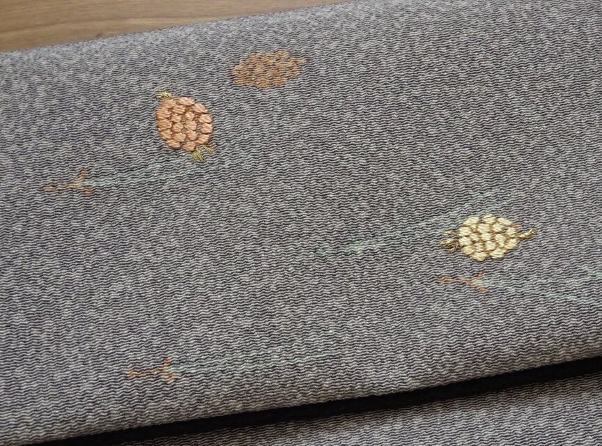古い 紙入れ2 懐紙入れ 古布 刺繍を楽しむお懐紙入れ（弐） | iichi