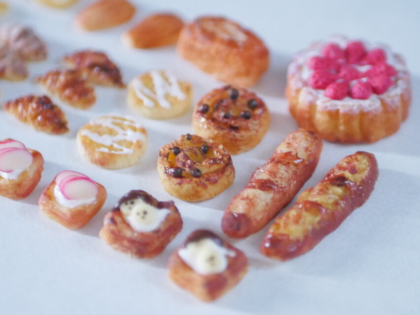 ミニチュアフード☆ミニチュアパン☆ワイン箱セット 趣味・おもちゃ