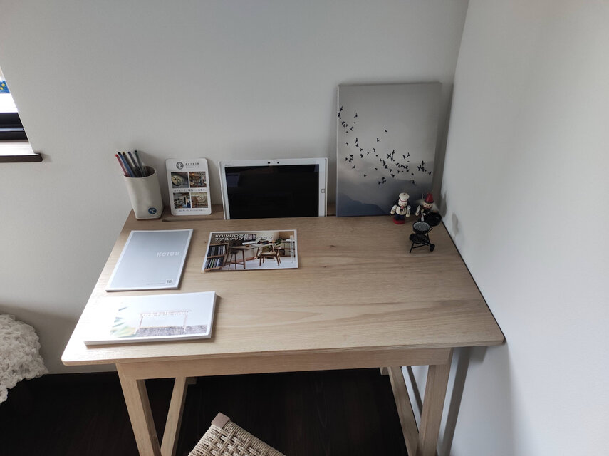 work talk desk> リモートワーク向けデスク800x500サイズ（国産クリ材