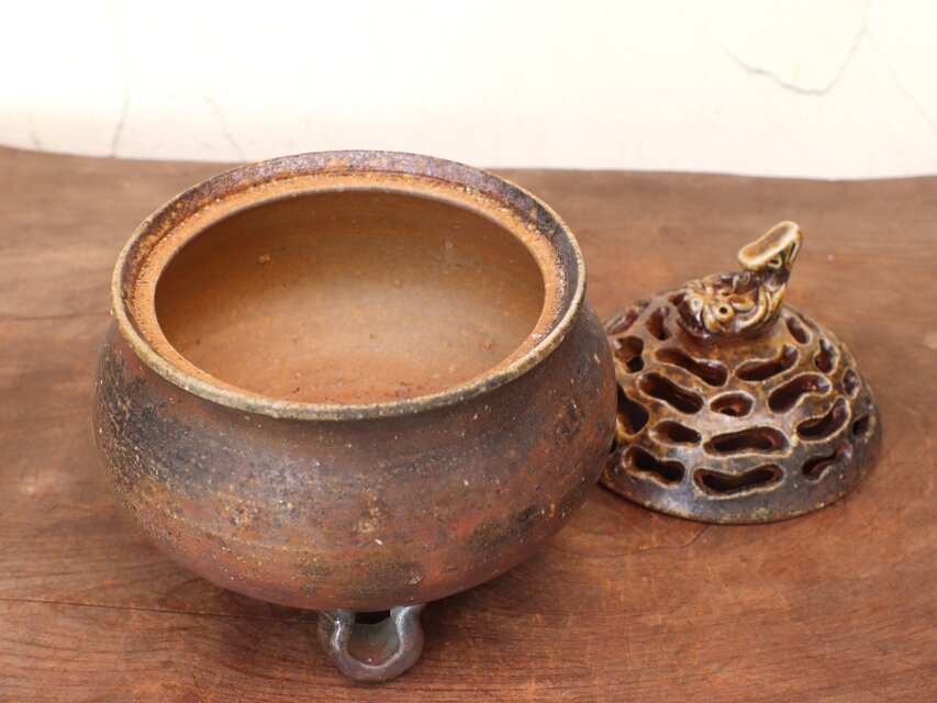 備前焼 香炉・鯱 i-105 | iichi 日々の暮らしを心地よくする