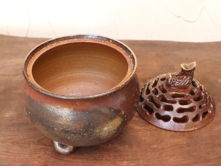 備前焼 香炉・鯱 i-106 | iichi 日々の暮らしを心地よくする
