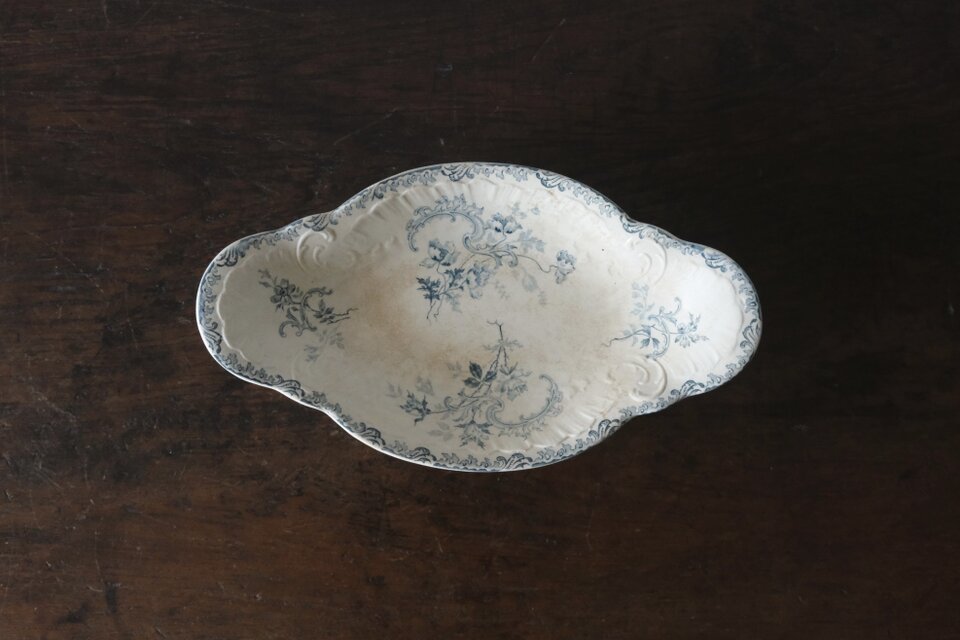 希少　美品　ジョワジールロワ　リボン　ラヴィエ　フランスアンティーク Choisy le Roi Villars ショワジー・ル・ロワ ヴィラール ラヴィエ