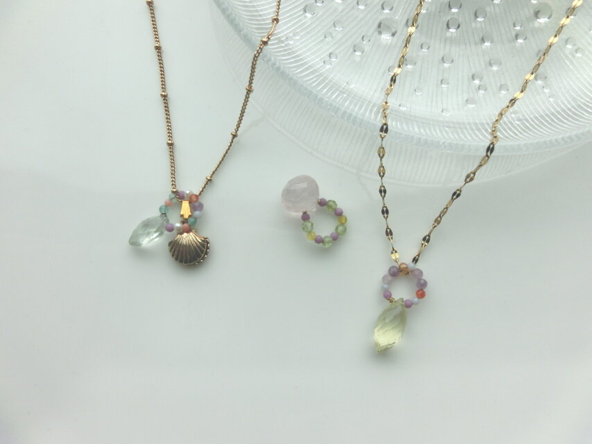baby ring top ＊グリーンアメジスト①＊ | iichi 日々の暮らしを