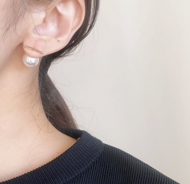 期間限定】【秋の福袋】Cross pearl リング & 2way Rayパールキャッチ