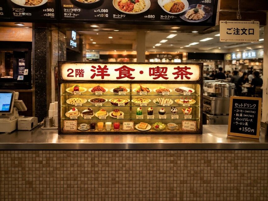 【オーダー無料】飲食店 食品サンプル メニュー 看板 置物 雑貨 ライトBOX オーダー無料】飲食店 食品サンプルショウケース風 メニュー 昭和