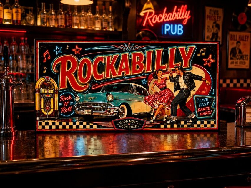 オーダー無料】ロカビリー オールディーズ パブ ダンス アメリカン