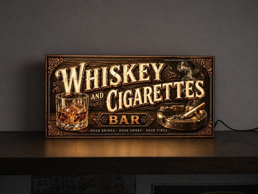 オーダー無料】ウイスキー バーボン BAR 酒場 宅飲み アメリカンレトロ