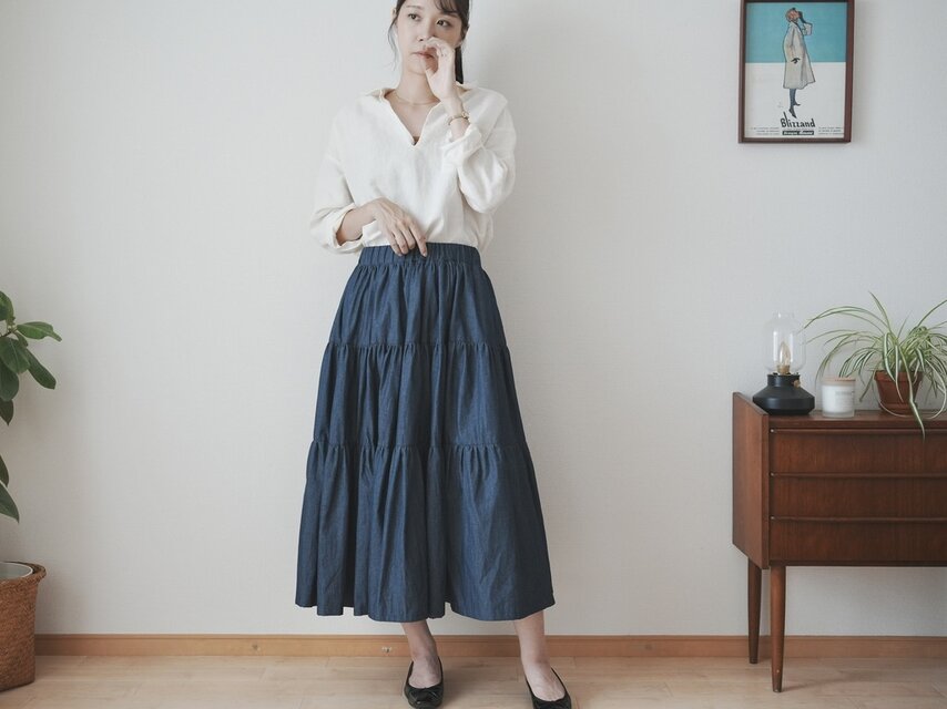 DIESEL デニムティアードスカート　XS デニムティアードスカート No.397 | iichi 日々の暮らしを心地よくする