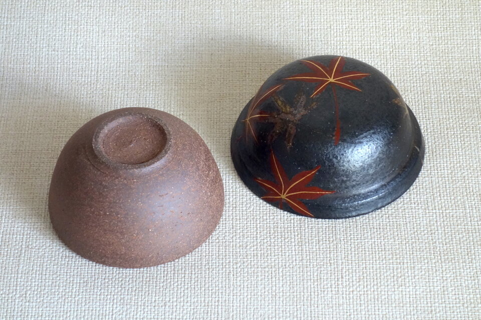 金彩赤絵紅葉鈴形蓋物a | iichi 日々の暮らしを心地よくする