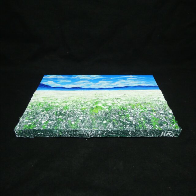 秋のインテリア】油絵 絵画【エターナル・ホワイト】癒しの風景画 原画