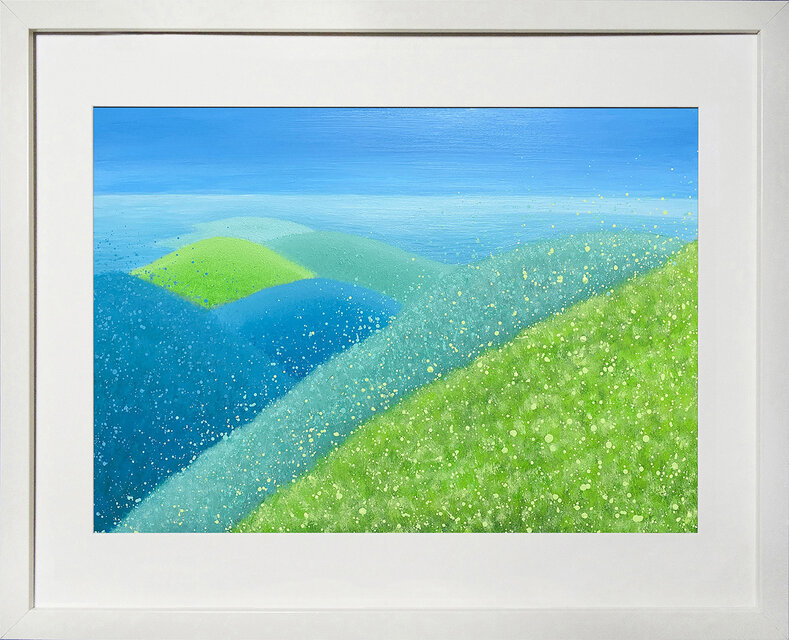 岬/ acrylic on paper | iichi 日々の暮らしを心地よくする