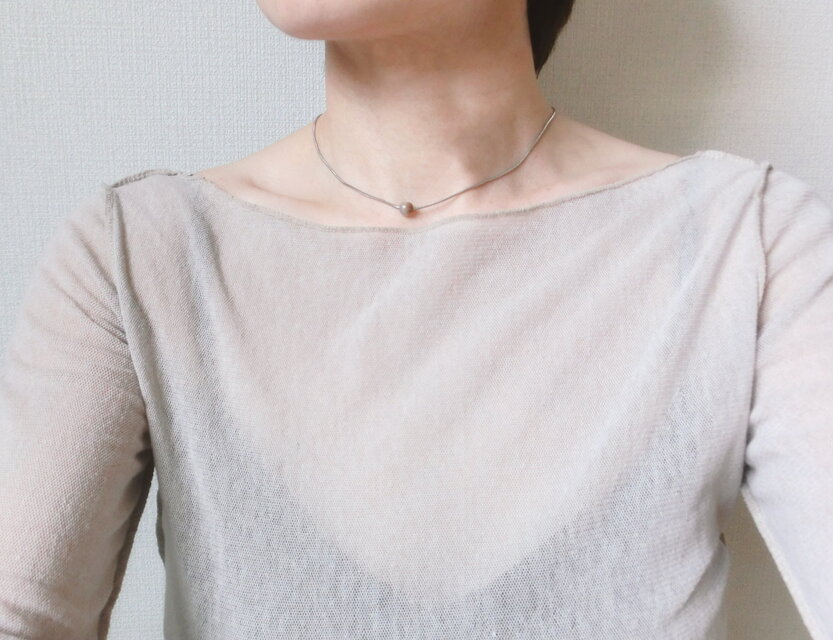 misty blue necklace | iichi 日々の暮らしを心地よくするハンドメイド