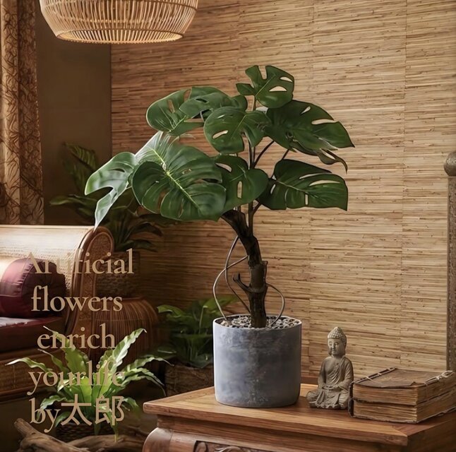 光触媒　人工観葉植物　ウォールグリーン　フェイクグリーン　モンステラ240200 光触媒 人工観葉植物 ウォールグリーン フェイクグリーン モンステラ