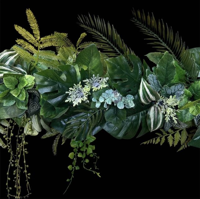 光触媒 人工観葉植物 ウォールグリーン フェイクグリーン 壁掛け4385