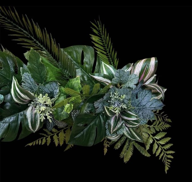 光触媒 人工観葉植物 ウォールグリーン フェイクグリーン 壁掛け4385