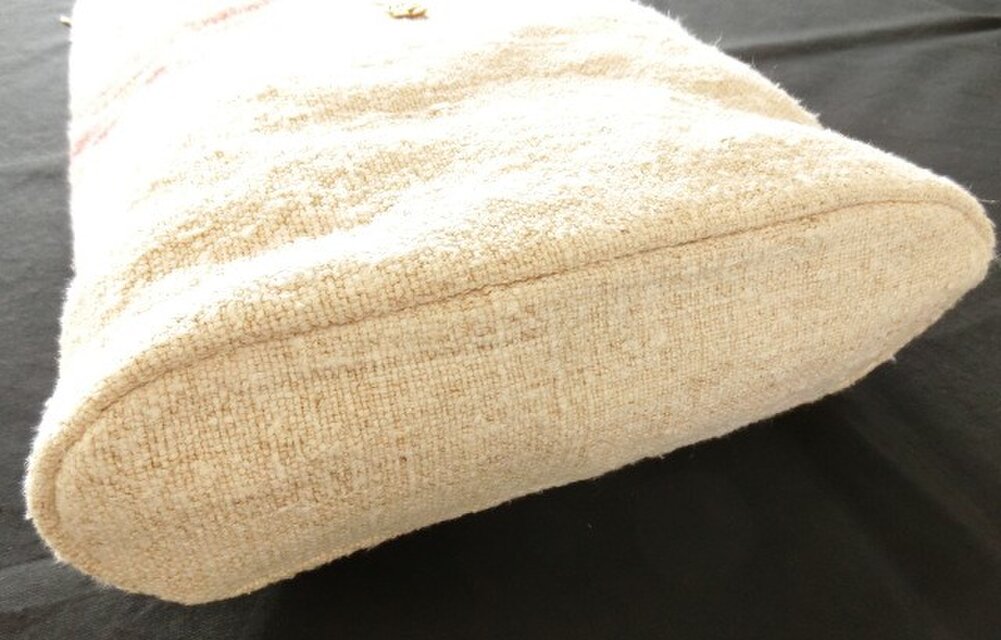 ハンドメイド 2way アンティークグレインサック ショルダーバッグ 麻