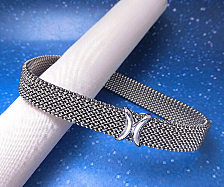 復刻版】1960年代に流行したミラネーゼ・ステンレス・メッシュ