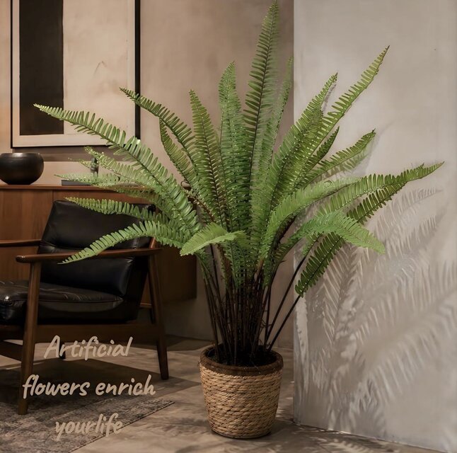 光触媒 人工観葉植物 ウォールグリーン フェイクグリーン シダーポット