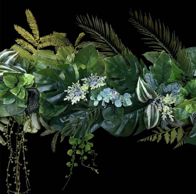 光触媒 人工観葉植物 ウォールグリーン フェイクグリーン 壁掛け4835