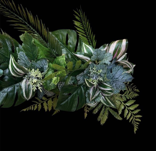 光触媒 人工観葉植物 ウォールグリーン フェイクグリーン 壁掛け4835