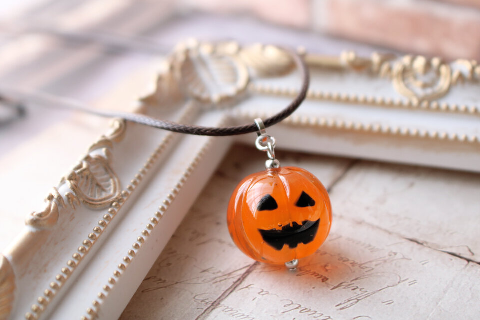 いたずらパンプキンのハロウィンナイト】ガラスのジャックオランタン